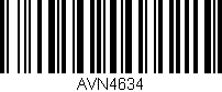 Código de barras (EAN, GTIN, SKU, ISBN): 'AVN4634'