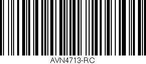 Código de barras (EAN, GTIN, SKU, ISBN): 'AVN4713-RC'