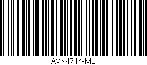 Código de barras (EAN, GTIN, SKU, ISBN): 'AVN4714-ML'