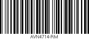 Código de barras (EAN, GTIN, SKU, ISBN): 'AVN4714-RM'