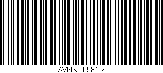 Código de barras (EAN, GTIN, SKU, ISBN): 'AVNKIT0581-2'