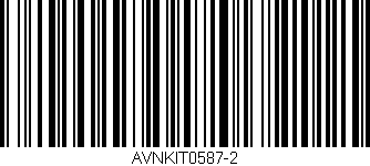 Código de barras (EAN, GTIN, SKU, ISBN): 'AVNKIT0587-2'