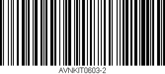 Código de barras (EAN, GTIN, SKU, ISBN): 'AVNKIT0603-2'