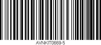 Código de barras (EAN, GTIN, SKU, ISBN): 'AVNKIT0669-5'
