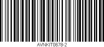 Código de barras (EAN, GTIN, SKU, ISBN): 'AVNKIT0678-2'