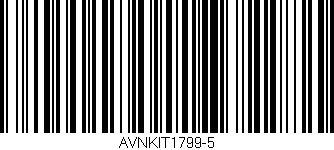 Código de barras (EAN, GTIN, SKU, ISBN): 'AVNKIT1799-5'