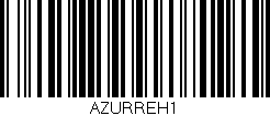 Código de barras (EAN, GTIN, SKU, ISBN): 'AZURREH1'