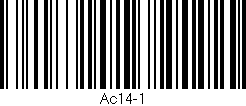 Código de barras (EAN, GTIN, SKU, ISBN): 'Ac14-1'
