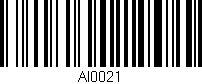 Código de barras (EAN, GTIN, SKU, ISBN): 'Al0021'