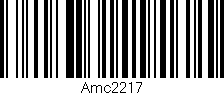 Código de barras (EAN, GTIN, SKU, ISBN): 'Amc2217'