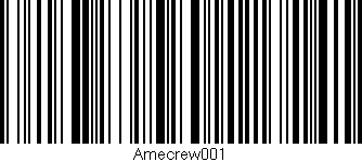 Código de barras (EAN, GTIN, SKU, ISBN): 'Amecrew001'