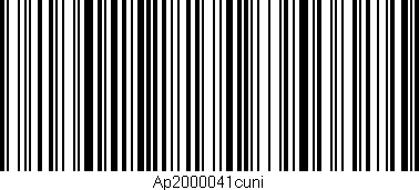 Código de barras (EAN, GTIN, SKU, ISBN): 'Ap2000041cuni'