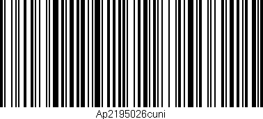 Código de barras (EAN, GTIN, SKU, ISBN): 'Ap2195026cuni'