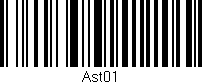 Código de barras (EAN, GTIN, SKU, ISBN): 'Ast01'