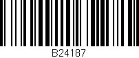 Código de barras (EAN, GTIN, SKU, ISBN): 'B24187'