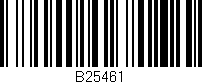 Código de barras (EAN, GTIN, SKU, ISBN): 'B25461'