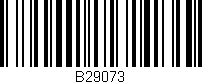 Código de barras (EAN, GTIN, SKU, ISBN): 'B29073'