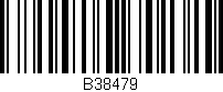 Código de barras (EAN, GTIN, SKU, ISBN): 'B38479'