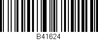 Código de barras (EAN, GTIN, SKU, ISBN): 'B41624'