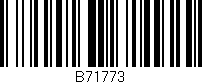 Código de barras (EAN, GTIN, SKU, ISBN): 'B71773'