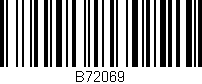 Código de barras (EAN, GTIN, SKU, ISBN): 'B72069'