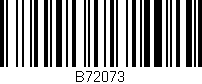 Código de barras (EAN, GTIN, SKU, ISBN): 'B72073'
