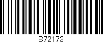Código de barras (EAN, GTIN, SKU, ISBN): 'B72173'