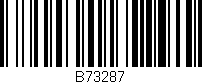Código de barras (EAN, GTIN, SKU, ISBN): 'B73287'