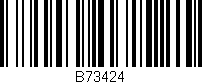 Código de barras (EAN, GTIN, SKU, ISBN): 'B73424'