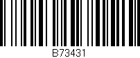 Código de barras (EAN, GTIN, SKU, ISBN): 'B73431'