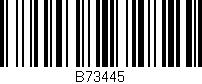Código de barras (EAN, GTIN, SKU, ISBN): 'B73445'