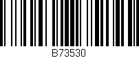 Código de barras (EAN, GTIN, SKU, ISBN): 'B73530'