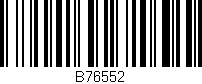 Código de barras (EAN, GTIN, SKU, ISBN): 'B76552'