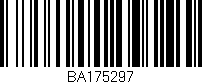 Código de barras (EAN, GTIN, SKU, ISBN): 'BA175297'
