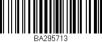Código de barras (EAN, GTIN, SKU, ISBN): 'BA295713'
