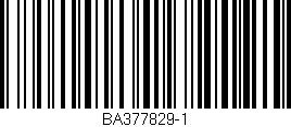 Código de barras (EAN, GTIN, SKU, ISBN): 'BA377829-1'