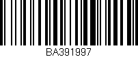 Código de barras (EAN, GTIN, SKU, ISBN): 'BA391997'