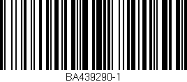 Código de barras (EAN, GTIN, SKU, ISBN): 'BA439290-1'
