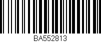 Código de barras (EAN, GTIN, SKU, ISBN): 'BA552813'