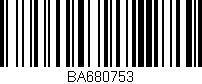 Código de barras (EAN, GTIN, SKU, ISBN): 'BA680753'