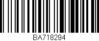 Código de barras (EAN, GTIN, SKU, ISBN): 'BA718294'