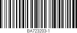 Código de barras (EAN, GTIN, SKU, ISBN): 'BA723203-1'