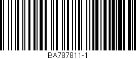Código de barras (EAN, GTIN, SKU, ISBN): 'BA787811-1'