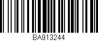 Código de barras (EAN, GTIN, SKU, ISBN): 'BA913244'