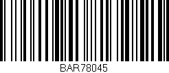 Código de barras (EAN, GTIN, SKU, ISBN): 'BAR78045'