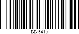 Código de barras (EAN, GTIN, SKU, ISBN): 'BB-641c'
