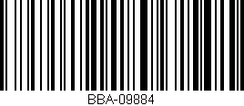 Código de barras (EAN, GTIN, SKU, ISBN): 'BBA-09884'