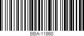 Código de barras (EAN, GTIN, SKU, ISBN): 'BBA-11860'