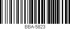 Código de barras (EAN, GTIN, SKU, ISBN): 'BBA-5823'