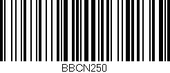 Código de barras (EAN, GTIN, SKU, ISBN): 'BBCN250'
